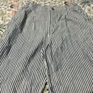 Aerie Blue and White Striped Pants